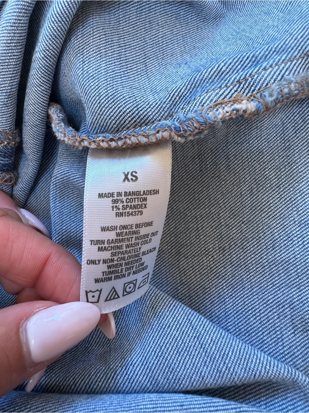Aeropostale Light Blue Denim Tank Dress - Picture 4 of 4